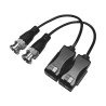 Kit de transceptores activos con alimentación (12V/24VCD/AC) TurboHD para aplicaciones de video por UTP Cat5e/6 en HD