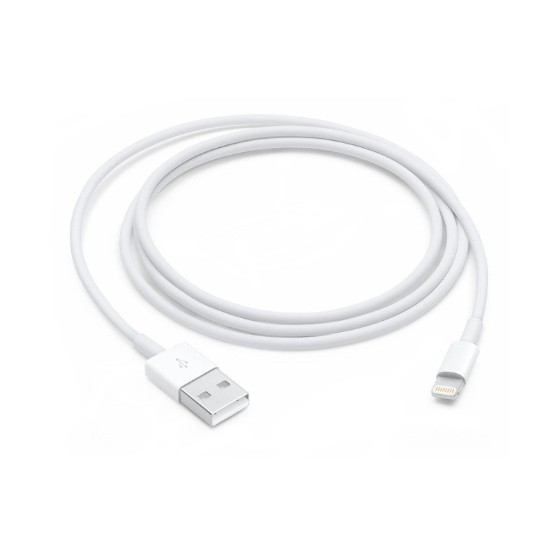 Cable lightning a USB 1 metro blanco