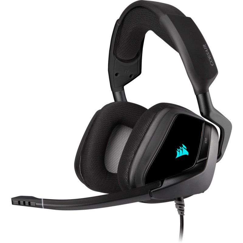AURICULARES CORSAIR VOID RGB ELITE USB - Negro, Alámbrico, PC/Juegos, 