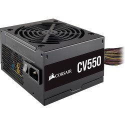 Fuente de Poder CORSAIR CV550 80 PLUS Bronze - 550 W, Negro, ATX