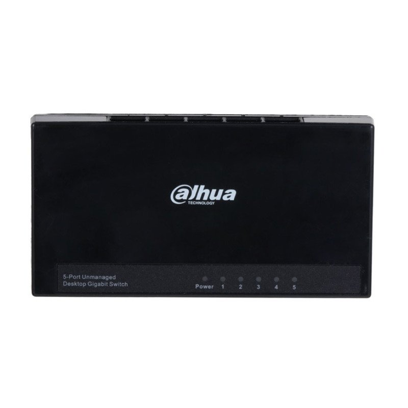 Dahua Technology Access DH-PFS3005-5GT-L switch No administrado L2 Gigabit Ethernet (10/100/1000) Negro