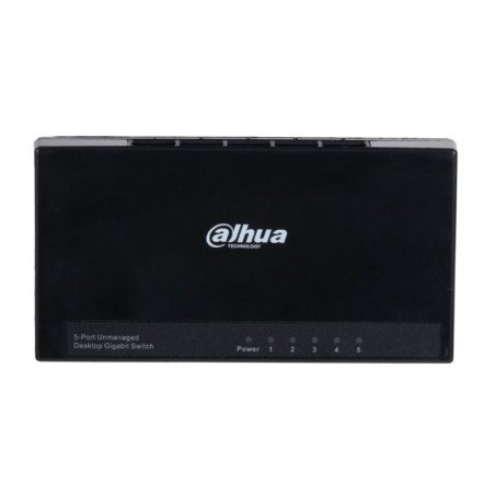 Dahua Technology Access DH-PFS3005-5GT-L switch No administrado L2 Gigabit Ethernet (10/100/1000) Negro
