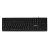 Teclado estándar alámbrico Acteck-e, 104 teclas, conexión USB, color n