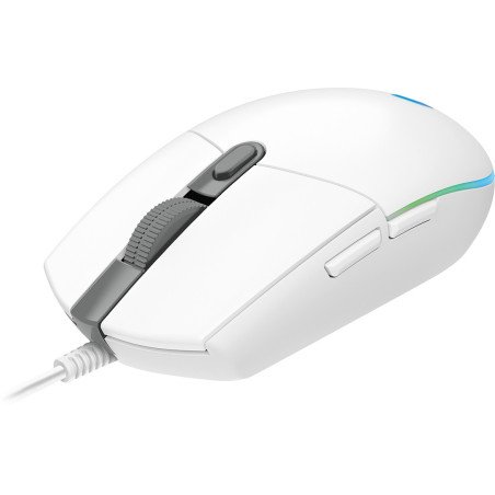 Mouse Logitech G203 lightsync gaming White óptico alámbrico USB ilumin