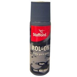 Tinta para sellos, color negro. Frasco de 60 ml.