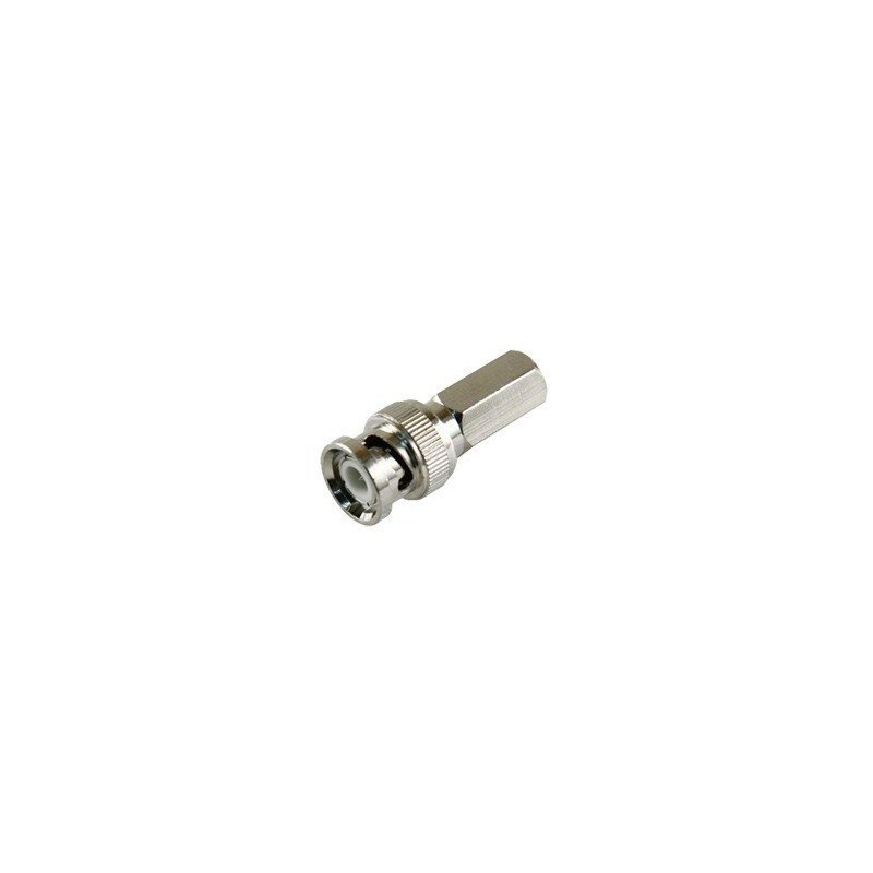 Conector BNC macho hexagonal