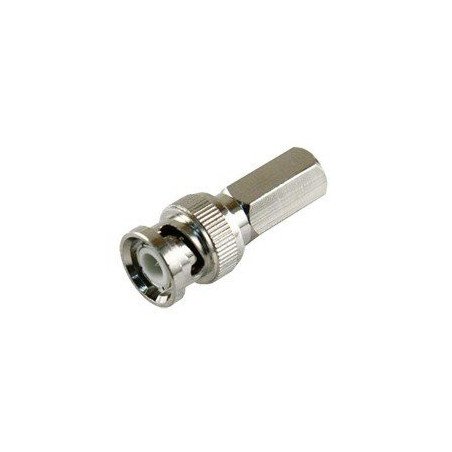 Conector BNC macho hexagonal