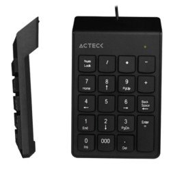 Teclado numérico inspire Acteck, 19 teclas, color negro, AC-932622
