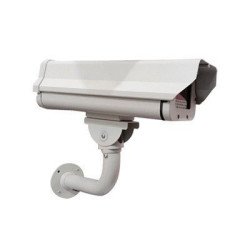 Gabinete antivandálico IP66 incluye calefactor/ventilador con brazo de