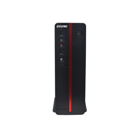 Gabinete Evotec Viena Slim - Gabinete, m-ATX, Negro, 600 W