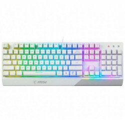 Teclado Gamer MSI VIGOR GK30 WHITE - Blanco