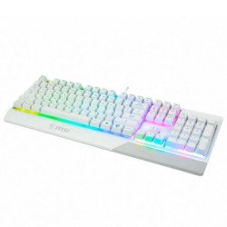 Teclado Gamer MSI VIGOR GK30 WHITE - Blanco