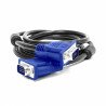 Cable VGA Vorago CAB-106 - 2 m, VGA (D-Sub), VGA (D-Sub), Negro