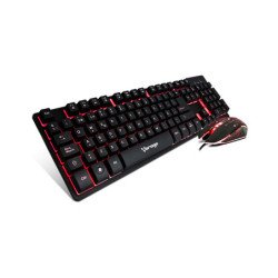 Kit de teclado y Mouse Gamer Iluminados Vorago START THE GAME KM-500 U