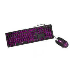 Kit de teclado y Mouse Gamer Iluminados Vorago START THE GAME KM-500 U