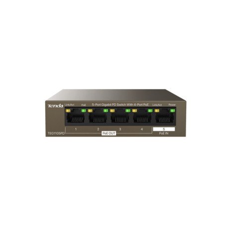Switch Gigabit PD Tenda TEG1105PD 5 Puertos