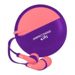 Audífonos alámbricos con micrófono Bubble Gum rosa PC-116493