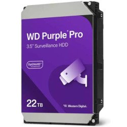 Disco duro interno 22TB WD purple pro 3.5 escritorio SATA3 6GB/s 512mb