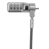 Targus DEFCON cable antirrobo Negro, Acero inoxidable 2 m