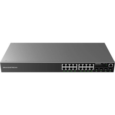 Switch GrandStream GWN7802P gigabit Poe+ administrable, 16 puertos 10,