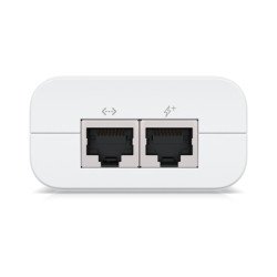 Adaptador PoE Ubiquiti (48 VDC, 0.65A) puerto Gigabit, ideal para equi