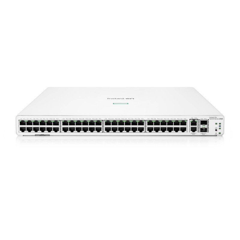 Switch HPe Aruba instant on 1960 48 RJ-45 10, 100, 1000, 2 SFP 10 GBE,