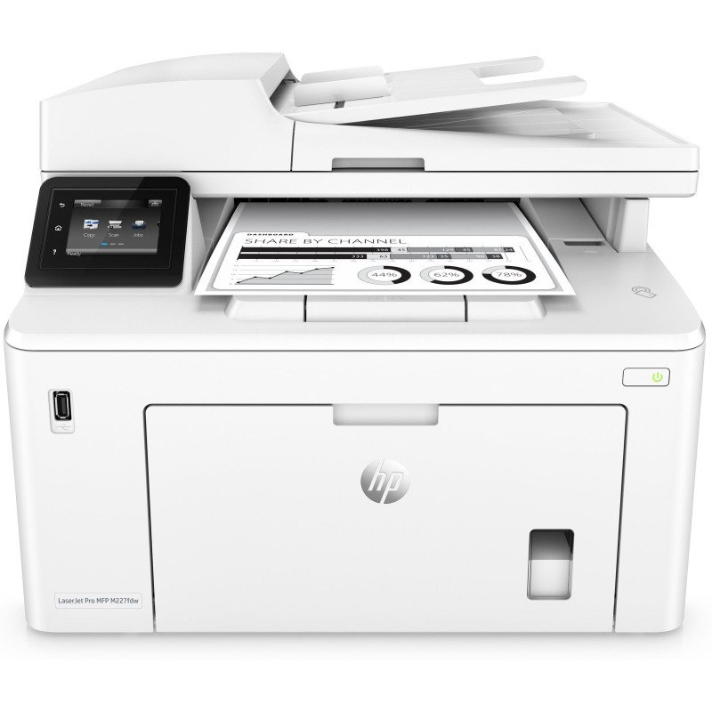 HPs multifuncional monocromático HP LaserJet Pro MFP M227FDW. 30 ppm fax dúplex wifi