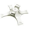 Base kit de montaje blanco para techo, pared, compatible con Aruba ap instant