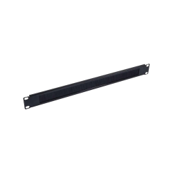 Panel ciego tipo cepillo color negro, 19in 1ur