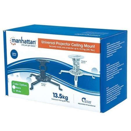 Soporte proyector, para techo, básico, 13.5 kg, negro