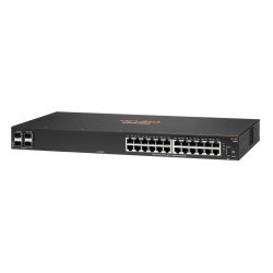 Switch HPe Aruba R8N88A 6000, 24 puertos gigabit y 4  SFP, administrab