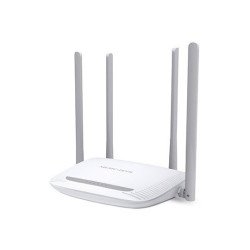 Router inalámbrico mercusys 300mbps 802.11n/g/b 4 puertos LAN 10/100 1 puerto WAN 10/100 4 antenas fijas externas