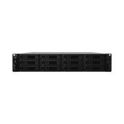 NAS Synology RS2423, 12 bahías, núcleo cuádruple 3.3ghz, 8GB DDR4, has