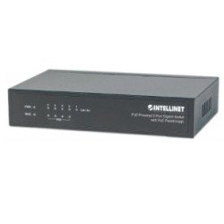 Switch PoE Intellinet 5 puertos GB desktop 30w/port, 68w