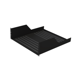 Charola ventilada para rack de 19", 50 cm de profundidad, 3ur. Capacid
