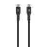 Cable USB-c, cm-cm 0.5m v2, negro Manhattan
