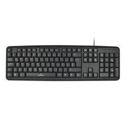 Teclado estándar alámbrico Perfect Choice USB negro