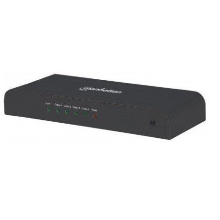 Video splitter, HDMI, 4k@30hz, 1 in:4 out