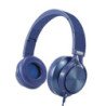 Audífonos on-ear con micrófono mobifree colección metálicos color azul