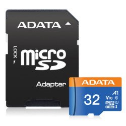 Memoria Adata micro SDXC, SDHC UHS-I 32GB clase 10 a1 100mb, 25mb/seg con adaptador