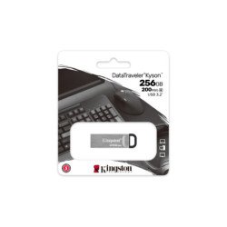 Kingston Technology DataTraveler Kyson unidad flash USB 256 GB USB tipo A 3.2 Gen 1 (3.1 Gen 1) Plata