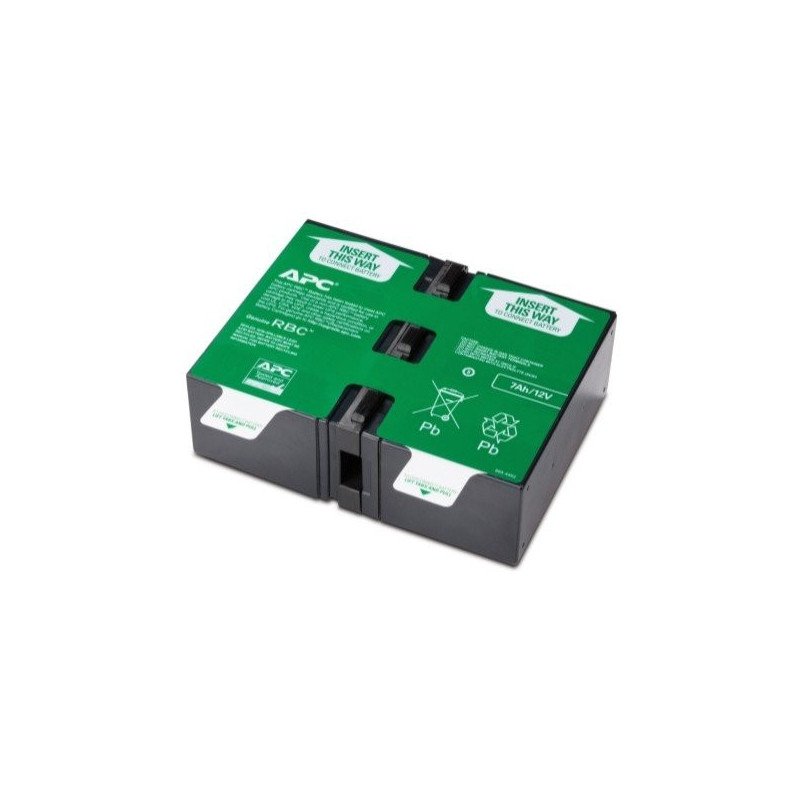 Cartucho de baterías de recambio No. 123 de APC, para UPS br1000g, SMT750rm2u