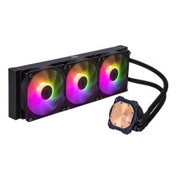 disipador de enfriamiento liquido Cooler Master ml360l v2, negro, argb