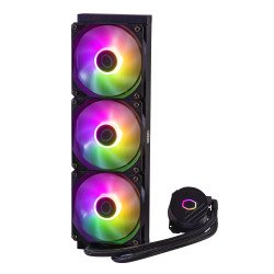 disipador de enfriamiento liquido Cooler Master ml360l v2, negro, argb
