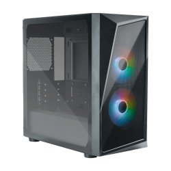 Gabinete Cooler Master CMP 320, negro, mini-tower, ventiladores argb i