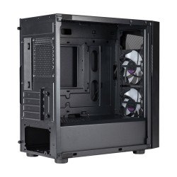 Gabinete Cooler Master CMP 320, negro, mini-tower, ventiladores argb i