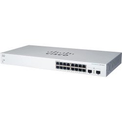 Switch CBS220 Administrable Smart Capa 2, 16 puertos Gigabit Ethernet,
