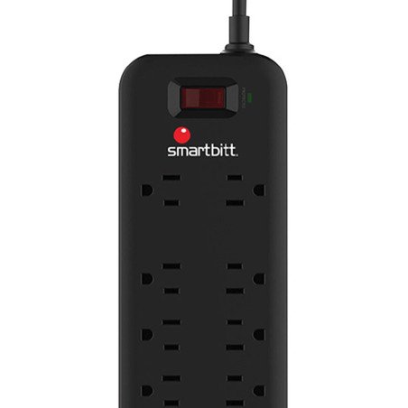 Supresor/Protector de Sobretensión Smartbitt SBSS-B12-5U, NEMA 5-15P, 