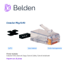 Conector plug RJ45 Belden CAPFCU-b25 cat6/cat6a paq25