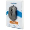 Mouse óptico USB Tres botones con rueda de desplazamiento modelo edge. 1000 DPI color gris Mouse óptico USB Tres botones con rueda de desplazamiento modelo edge. 1000 DPI color gris